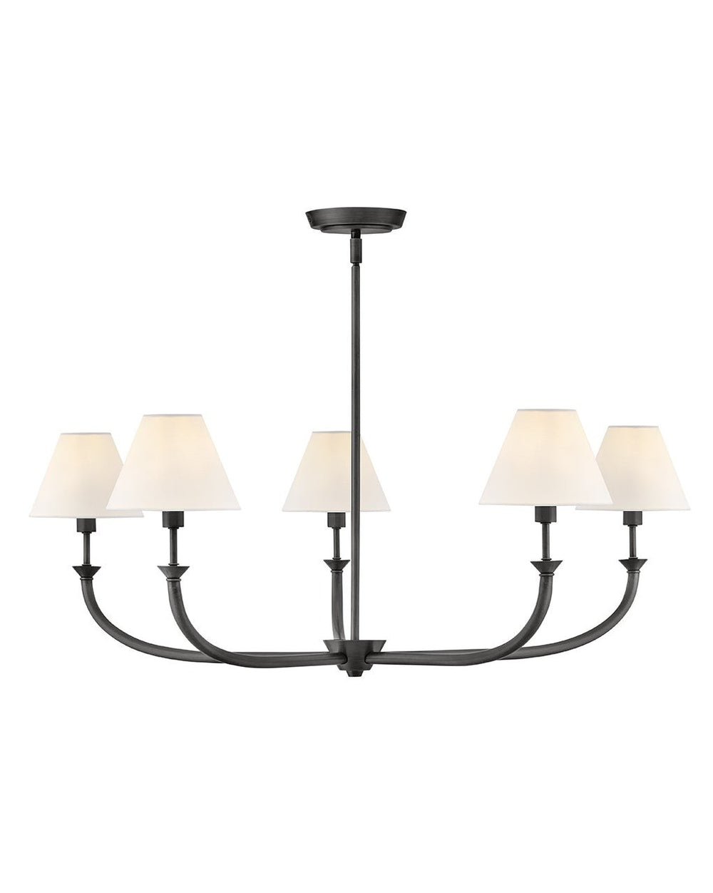 Hinkley Canada - LED Chandelier - Greta - Blackened Brass- Union Lighting Luminaires Decor