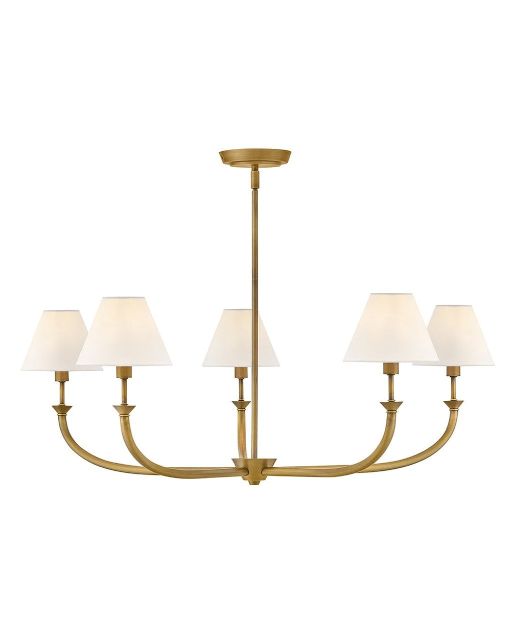 Hinkley Canada - LED Chandelier - Greta - Heritage Brass- Union Lighting Luminaires Decor