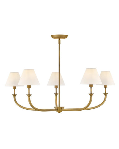 Hinkley Canada - LED Chandelier - Greta - Heritage Brass- Union Lighting Luminaires Decor