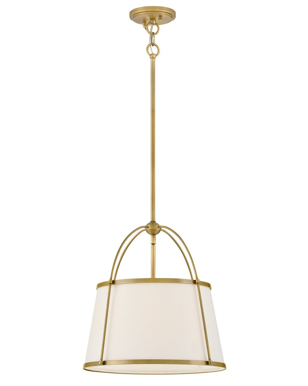 Hinkley Canada - LED Pendant - Clarke - Lacquered Dark Brass- Union Lighting Luminaires Decor
