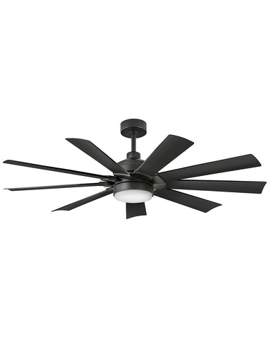 Hinkley Canada - 60"Ceiling Fan - Turbine - Matte Black- Union Lighting Luminaires Decor