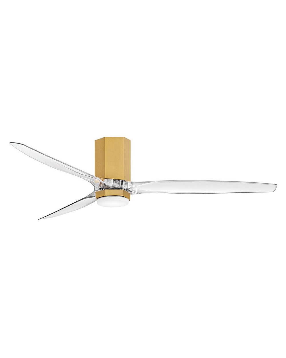 Hinkley Canada - 60"Ceiling Fan - Facet - Heritage Brass- Union Lighting Luminaires Decor