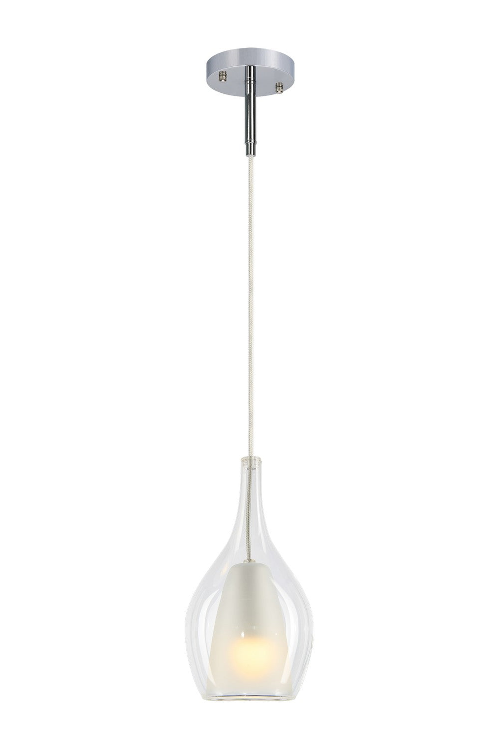 Matteo Canada - One Light Pendant - Jericho - Chrome- Union Lighting Luminaires Decor