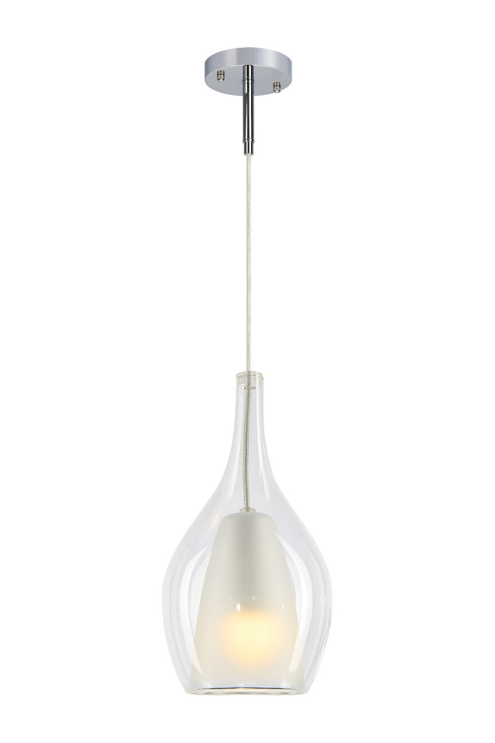 Matteo Canada - One Light Pendant - Jericho - Chrome- Union Lighting Luminaires Decor