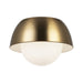 Matteo Canada - One Light Wall Sconce - Watson - Aged Gold Brass- Union Lighting Luminaires Decor