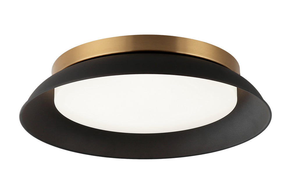 Matteo Canada - LED Wall Sconce - Finley - Matte Black + Aged Gold Brass- Union Lighting Luminaires Decor