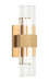 Matteo Canada - LED Wall Sconce - Krustallos - Aged Gold Brass- Union Lighting Luminaires Decor