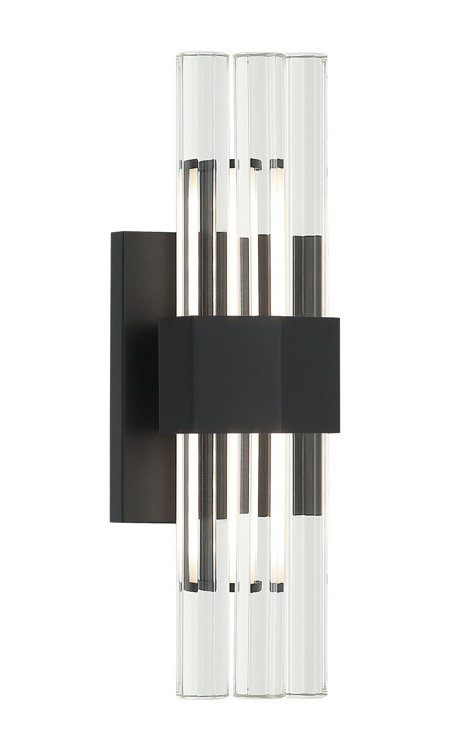 Matteo Canada - LED Wall Sconce - Krustallos - Matte Black- Union Lighting Luminaires Decor