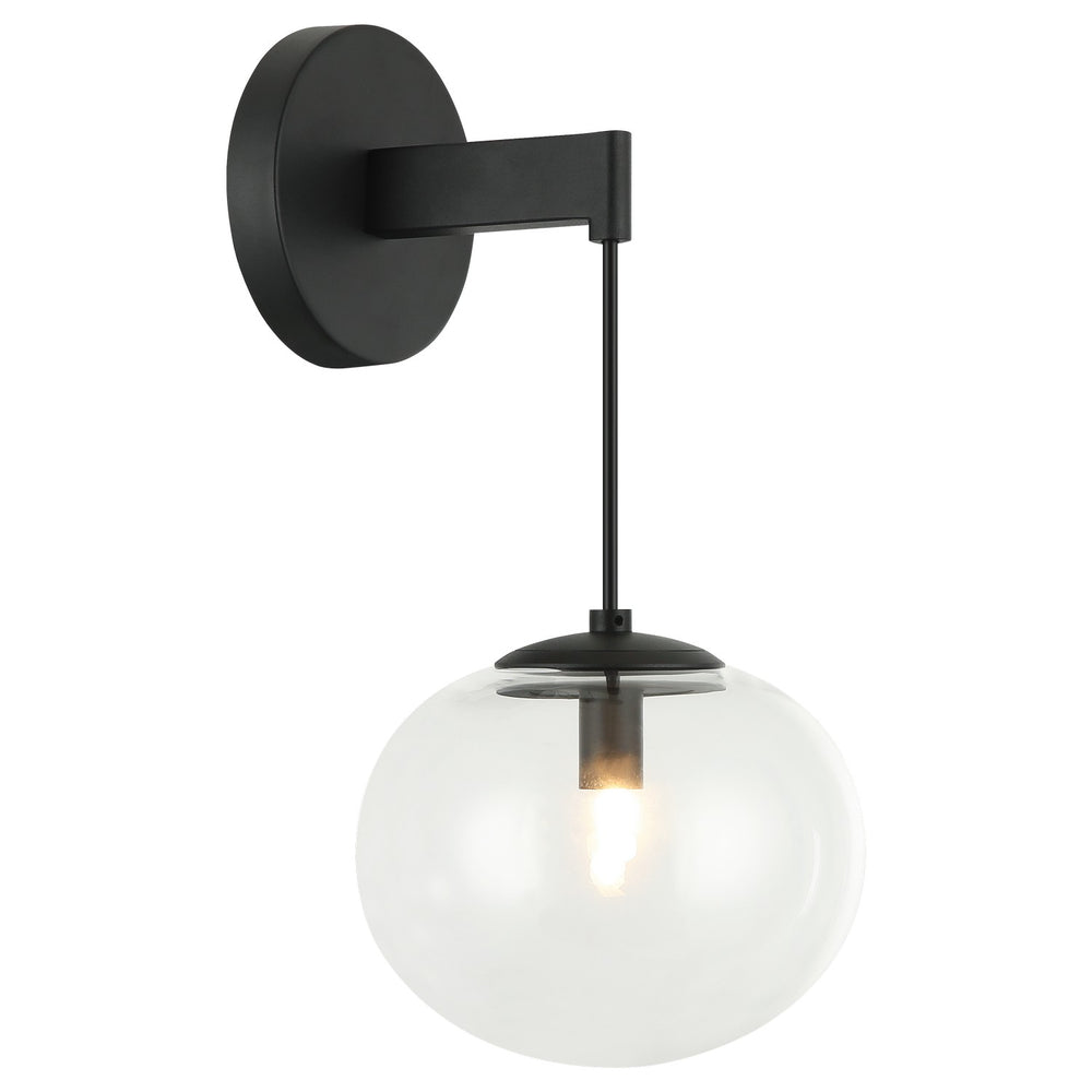 Matteo Canada - One Light Wall Sconce - Bulbus - Matte Black- Union Lighting Luminaires Decor