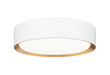 Z-Lite Canada - LED Flush Mount - Kawan - Matte White + Modern Gold- Union Lighting Luminaires Decor