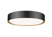 Z-Lite Canada - LED Flush Mount - Kawan - Matte Black + Modern Gold- Union Lighting Luminaires Decor