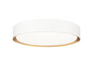 Z-Lite Canada - LED Flush Mount - Kawan - Matte White + Modern Gold- Union Lighting Luminaires Decor