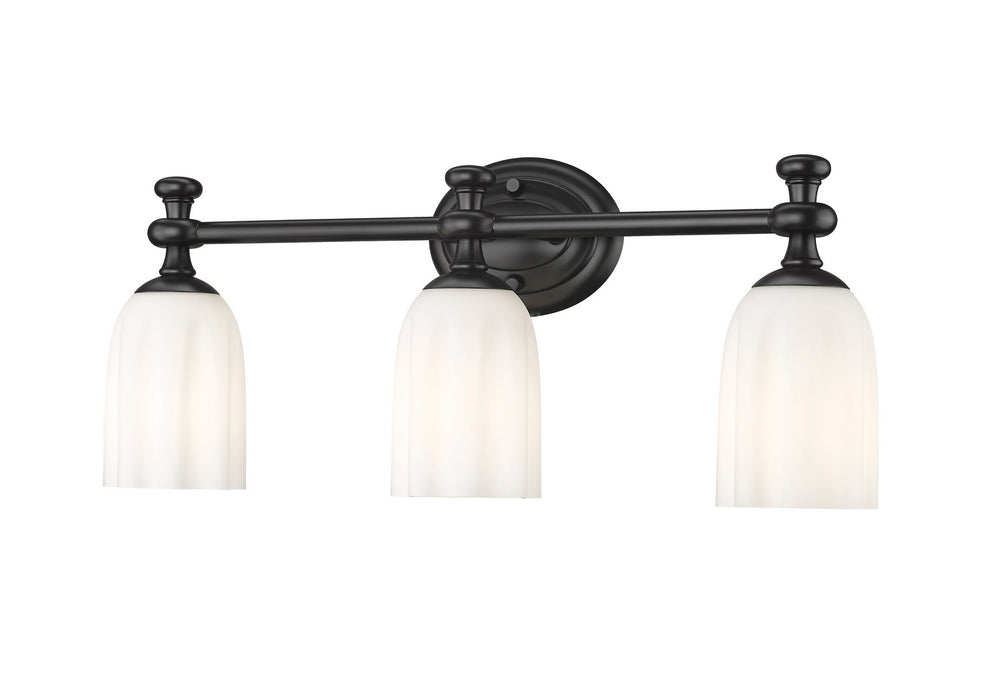 Z-Lite Canada - Three Light Vanity - Orion - Matte Black- Union Lighting Luminaires Decor