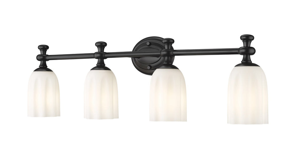 Z-Lite Canada - Four Light Vanity - Orion - Matte Black- Union Lighting Luminaires Decor
