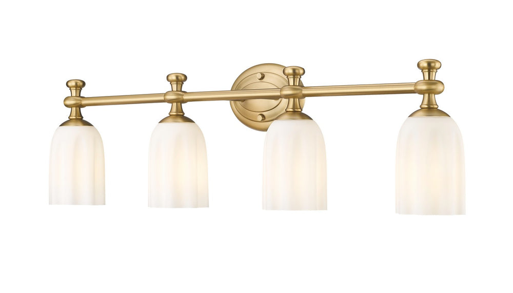 Z-Lite Canada - Four Light Vanity - Orion - Modern Gold- Union Lighting Luminaires Decor