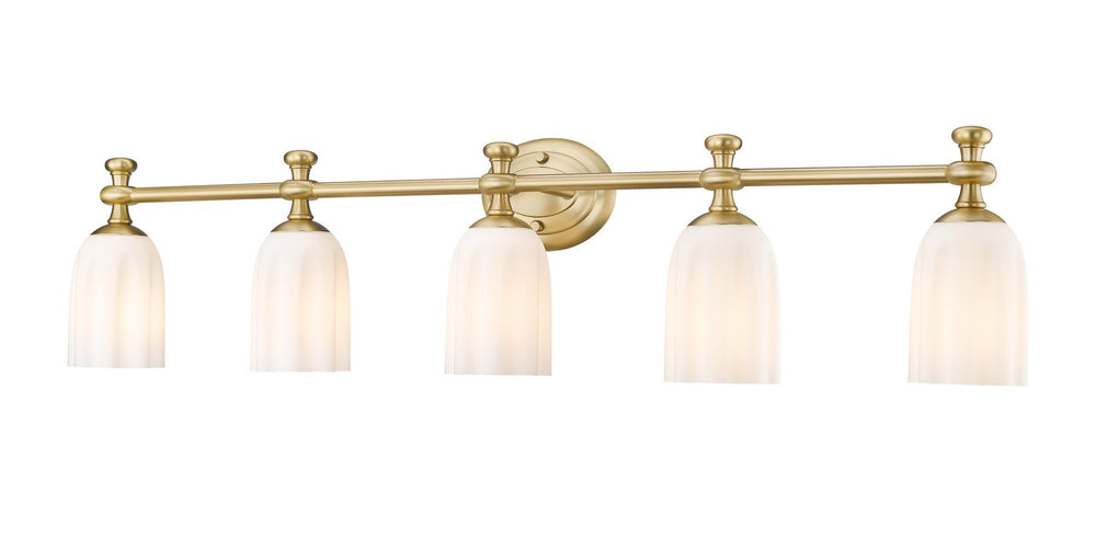 Z-Lite Canada - Five Light Vanity - Orion - Modern Gold- Union Lighting Luminaires Decor