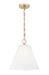 Z-Lite Canada - One Light Pendant - Alaric - Modern Gold- Union Lighting Luminaires Decor