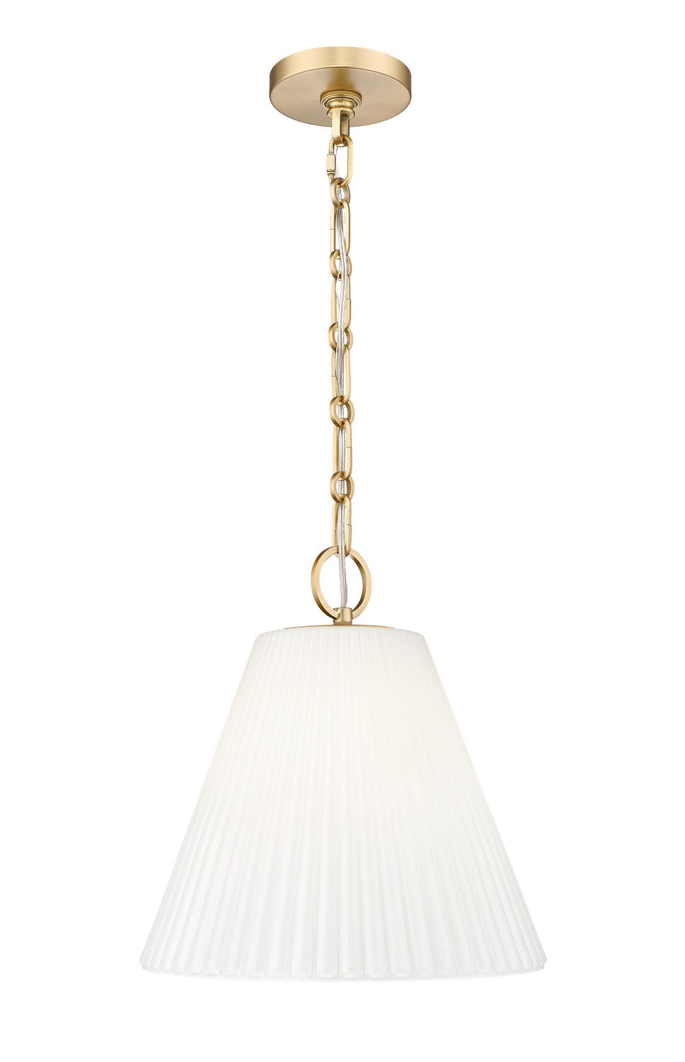 Z-Lite Canada - One Light Pendant - Alaric - Modern Gold- Union Lighting Luminaires Decor