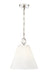 Z-Lite Canada - One Light Pendant - Alaric - Polished Nickel- Union Lighting Luminaires Decor