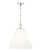 Z-Lite Canada - Three Light Pendant - Alaric - Polished Nickel- Union Lighting Luminaires Decor