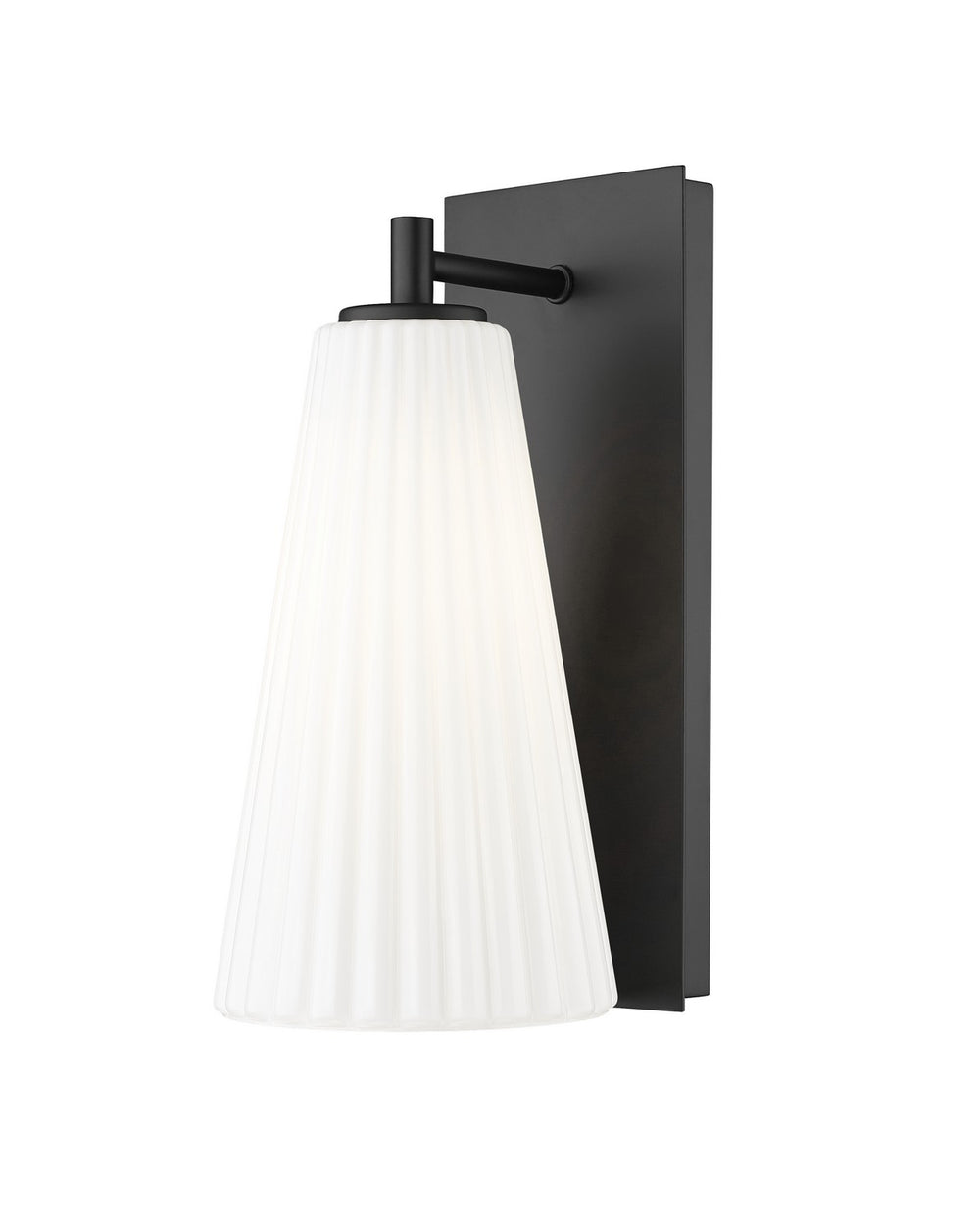Z-Lite Canada - One Light Wall Sconce - Farrell - Matte Black- Union Lighting Luminaires Decor