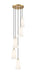 Z-Lite Canada - Five Light Chandelier - Farrell - Modern Gold- Union Lighting Luminaires Decor