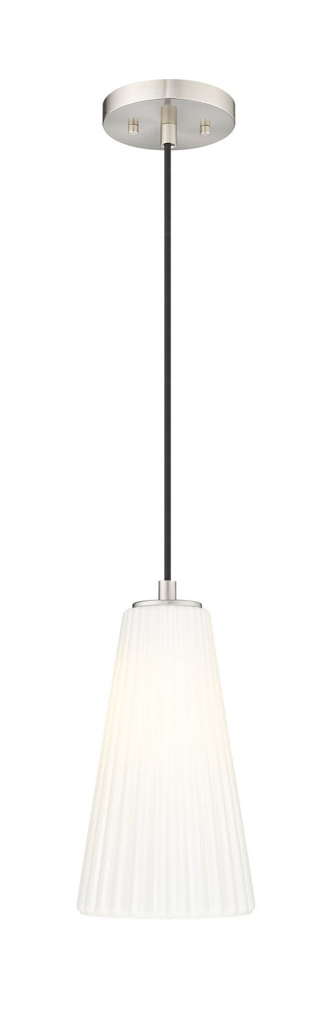 Z-Lite Canada - One Light Pendant - Farrell - Brushed Nickel- Union Lighting Luminaires Decor