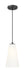 Z-Lite Canada - One Light Pendant - Farrell - Matte Black- Union Lighting Luminaires Decor