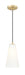 Z-Lite Canada - One Light Pendant - Farrell - Modern Gold- Union Lighting Luminaires Decor