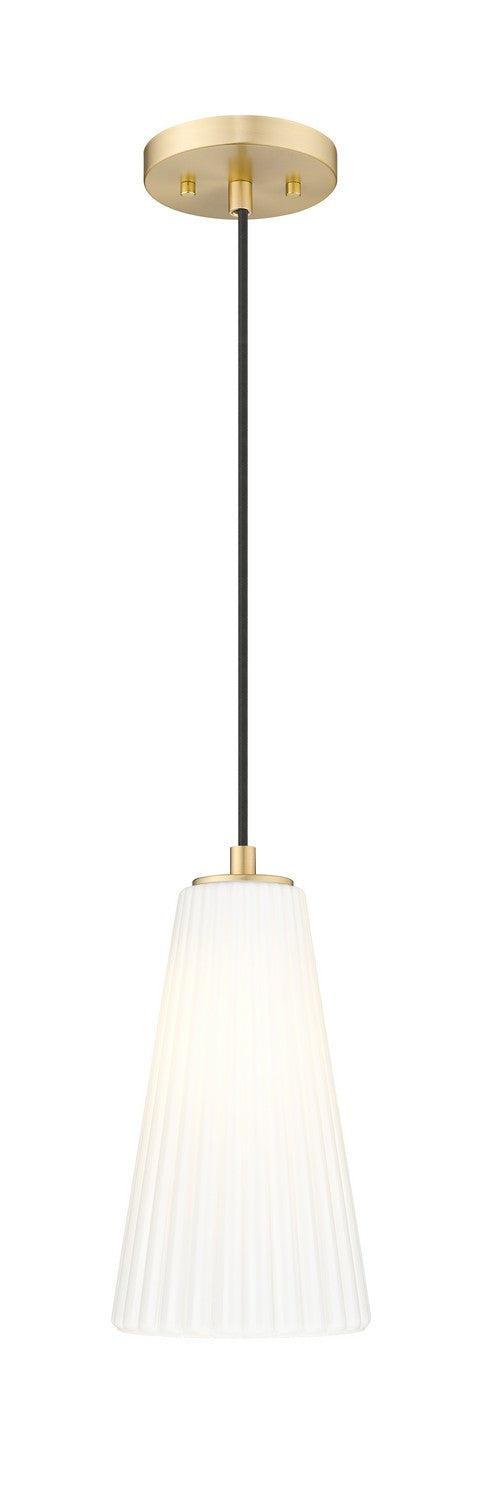 Z-Lite Canada - One Light Pendant - Farrell - Modern Gold- Union Lighting Luminaires Decor