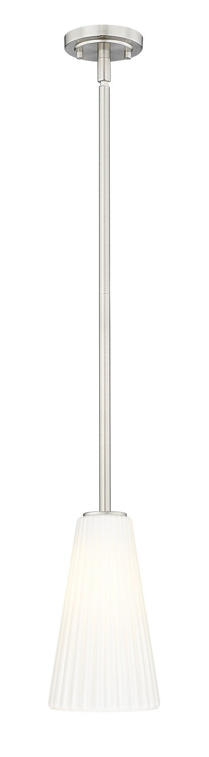 Z-Lite Canada - One Light Pendant - Farrell - Brushed Nickel- Union Lighting Luminaires Decor