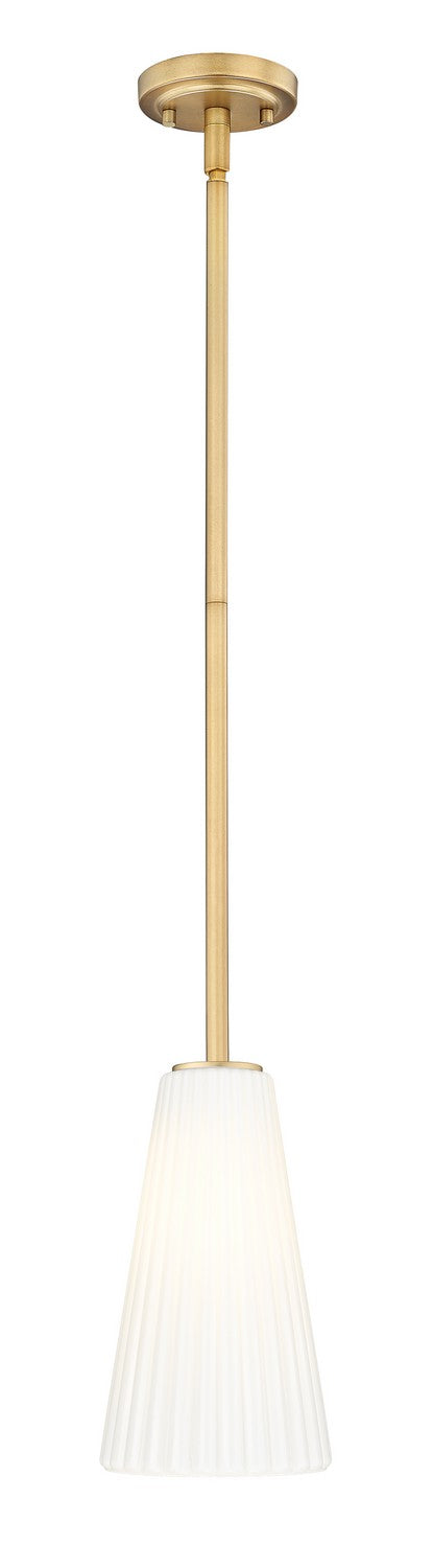 Z-Lite Canada - One Light Pendant - Farrell - Modern Gold- Union Lighting Luminaires Decor