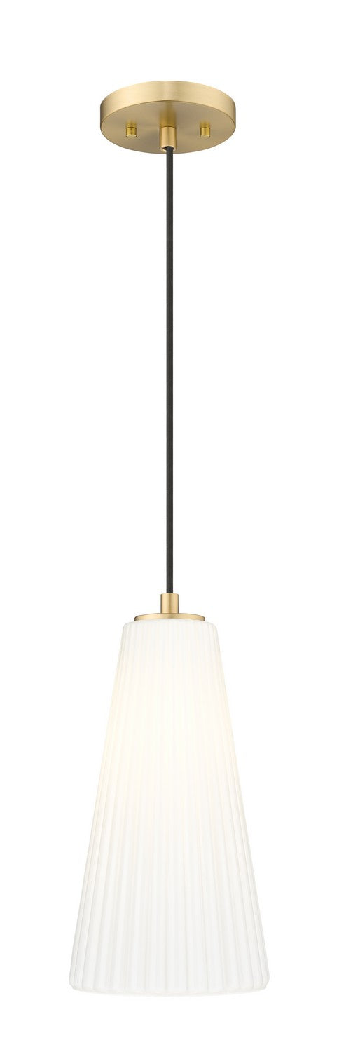 Z-Lite Canada - One Light Pendant - Farrell - Modern Gold- Union Lighting Luminaires Decor