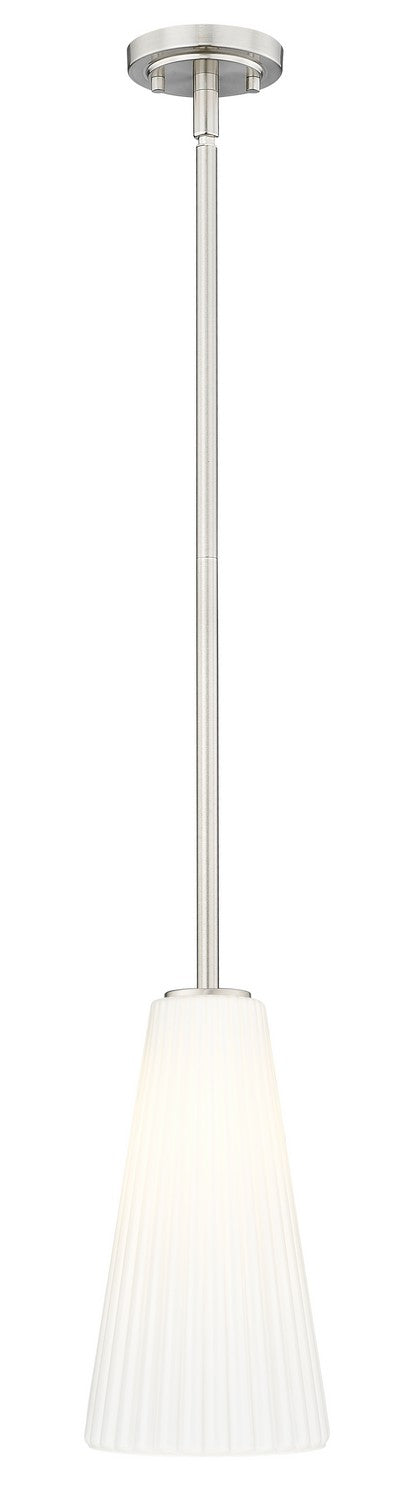 Z-Lite Canada - One Light Pendant - Farrell - Brushed Nickel- Union Lighting Luminaires Decor