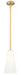 Z-Lite Canada - One Light Pendant - Farrell - Modern Gold- Union Lighting Luminaires Decor