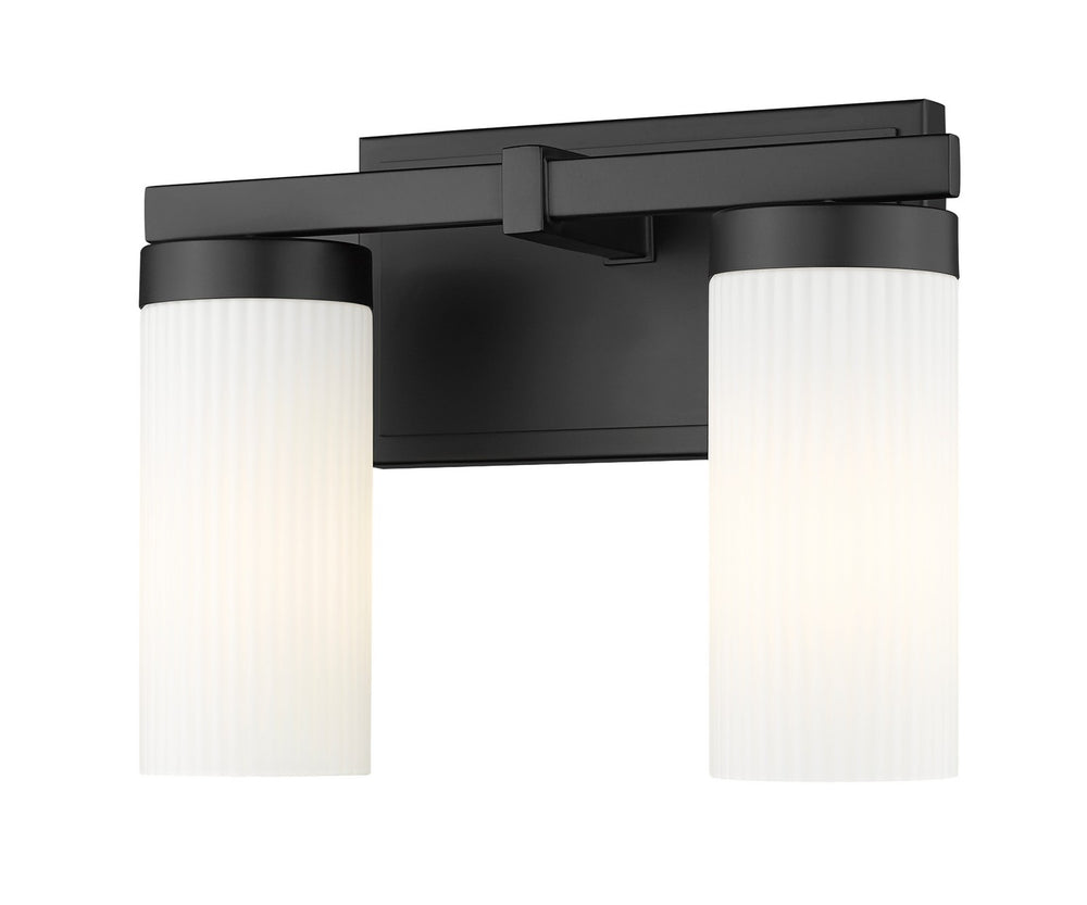 Z-Lite Canada - Two Light Vanity - Danica - Matte Black- Union Lighting Luminaires Decor