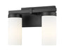 Z-Lite Canada - Two Light Vanity - Danica - Matte Black- Union Lighting Luminaires Decor