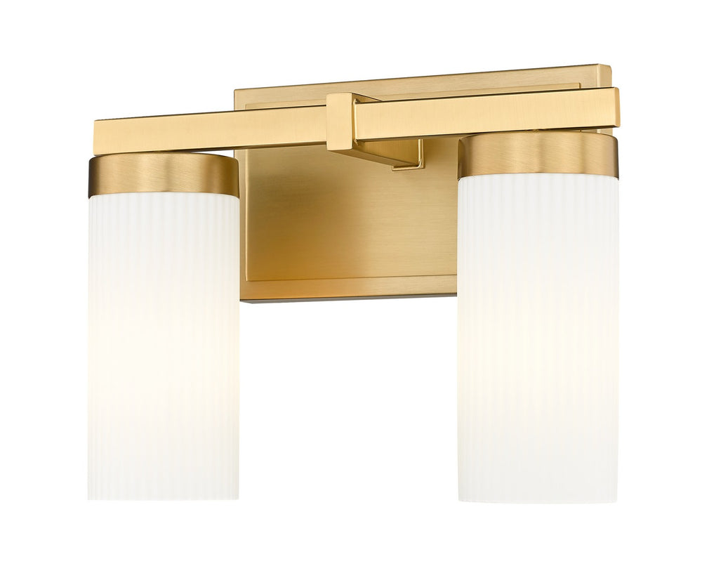 Z-Lite Canada - Two Light Vanity - Danica - Modern Gold- Union Lighting Luminaires Decor