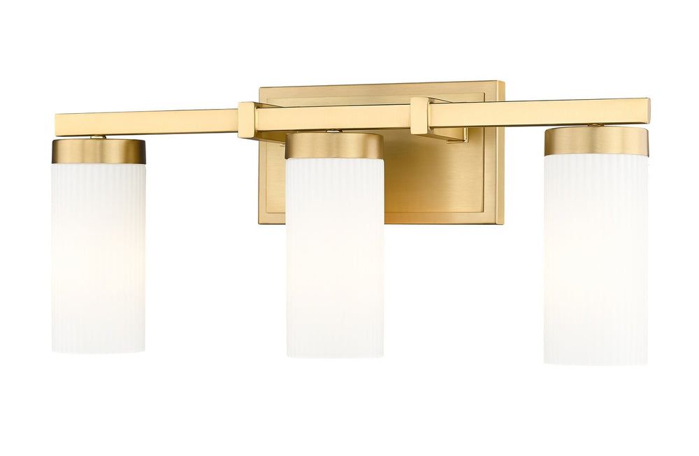 Z-Lite Canada - Three Light Vanity - Danica - Modern Gold- Union Lighting Luminaires Decor