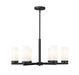 Z-Lite Canada - Six Light Chandelier - Danica - Matte Black- Union Lighting Luminaires Decor