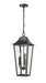 Z-Lite Canada - Three Light Outdoor Chain Mount Ceiling Fixture - Gannon - Black- Union Lighting Luminaires Decor