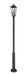 Z-Lite Canada - Three Light Outdoor Post Mounted Fixture - Gannon - Black- Union Lighting Luminaires Decor