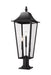 Z-Lite Canada - Three Light Outdoor Pier Mounted Fixture - Gannon - Black- Union Lighting Luminaires Decor
