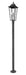 Z-Lite Canada - Three Light Outdoor Post Mount Fixture - Gannon - Black- Union Lighting Luminaires Decor