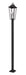 Z-Lite Canada - Three Light Outdoor Post Mounted Fixture - Gannon - Black- Union Lighting Luminaires Decor