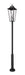 Z-Lite Canada - Five Light Outdoor Post Mounted Fixture - Gannon - Black- Union Lighting Luminaires Decor