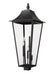 Z-Lite Canada - Five Light Outdoor Post Mount Fixture - Gannon - Black- Union Lighting Luminaires Decor