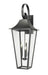 Z-Lite Canada - Five Light Outdoor Wall Light - Gannon - Black- Union Lighting Luminaires Decor
