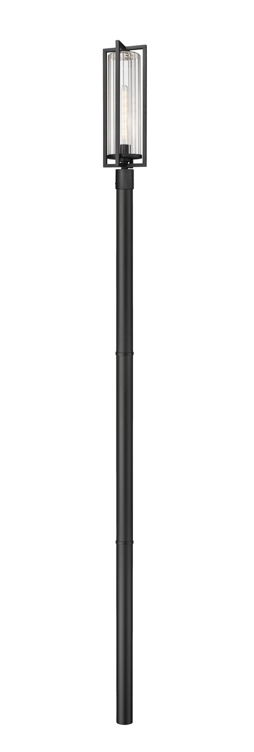 Z-Lite Canada - One Light Outdoor Post Mounted Fixture - Aura - Black- Union Lighting Luminaires Decor