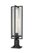 Z-Lite Canada - One Light Outdoor Pier Mounted Fixture - Aura - Black- Union Lighting Luminaires Decor